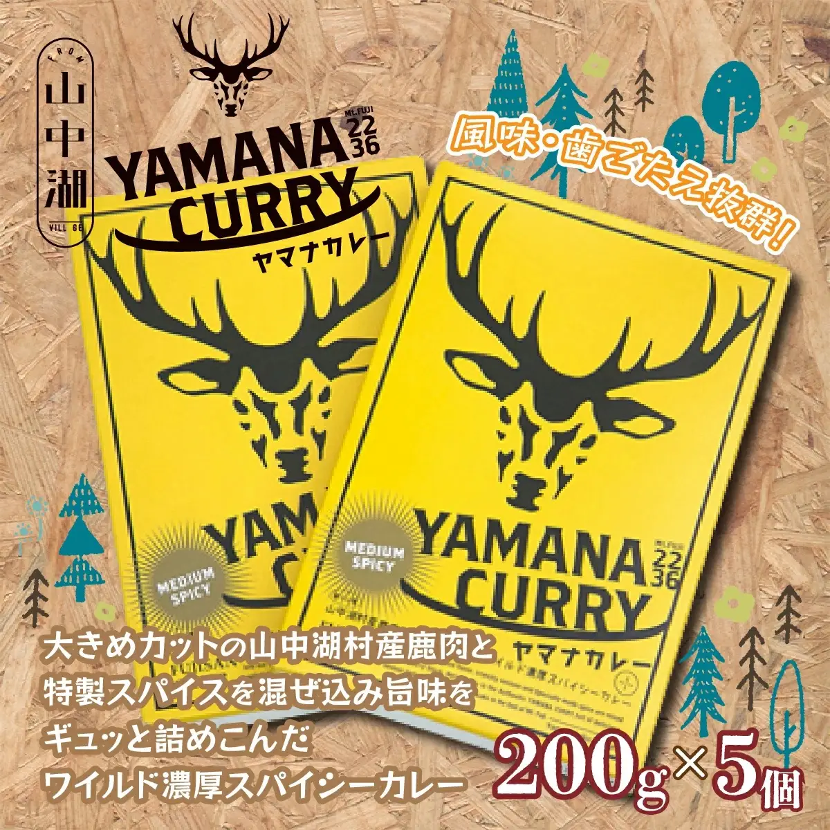 ヤマナカレー200グラム×5個