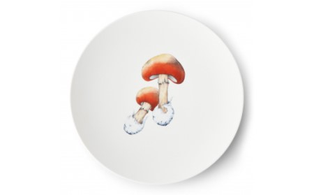 【伊万里焼】プレート 平皿 Amanita caesareus φ29cm Plate 028-H835