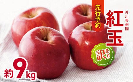 訳あり 紅玉 約9kg 【2026年先行予約】 ｜ 外川果樹園 