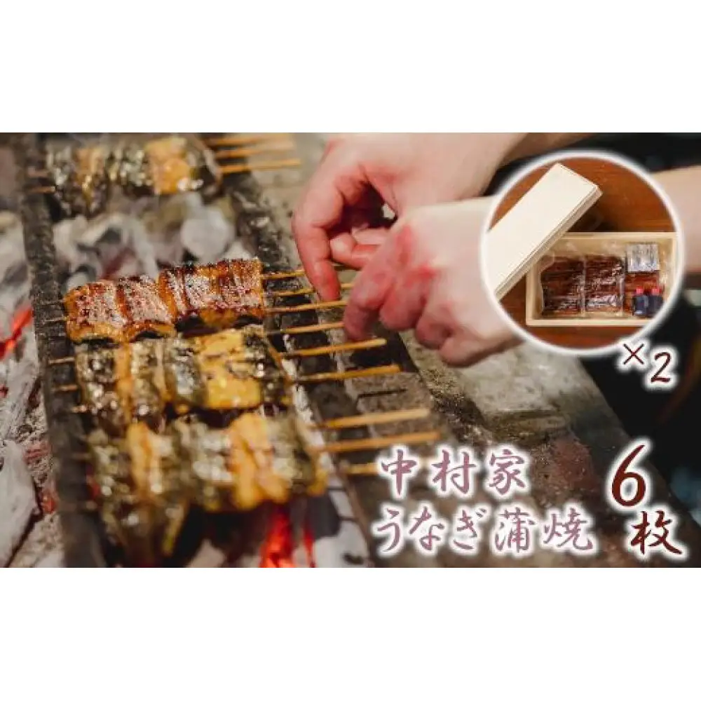 【中村家】浜松産うなぎ　かば焼　6枚入【11100-0152】
