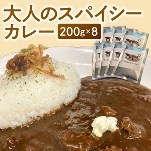 大人のスパイシーカレー200g×8_大人のスパイシーカレー200g×8 〔Ca021〕