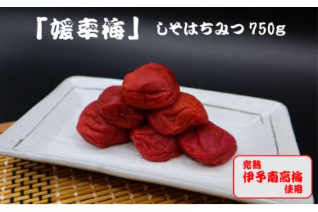 梅干「媛幸梅」しそはちみつ　750ｇ｜伊予南高梅