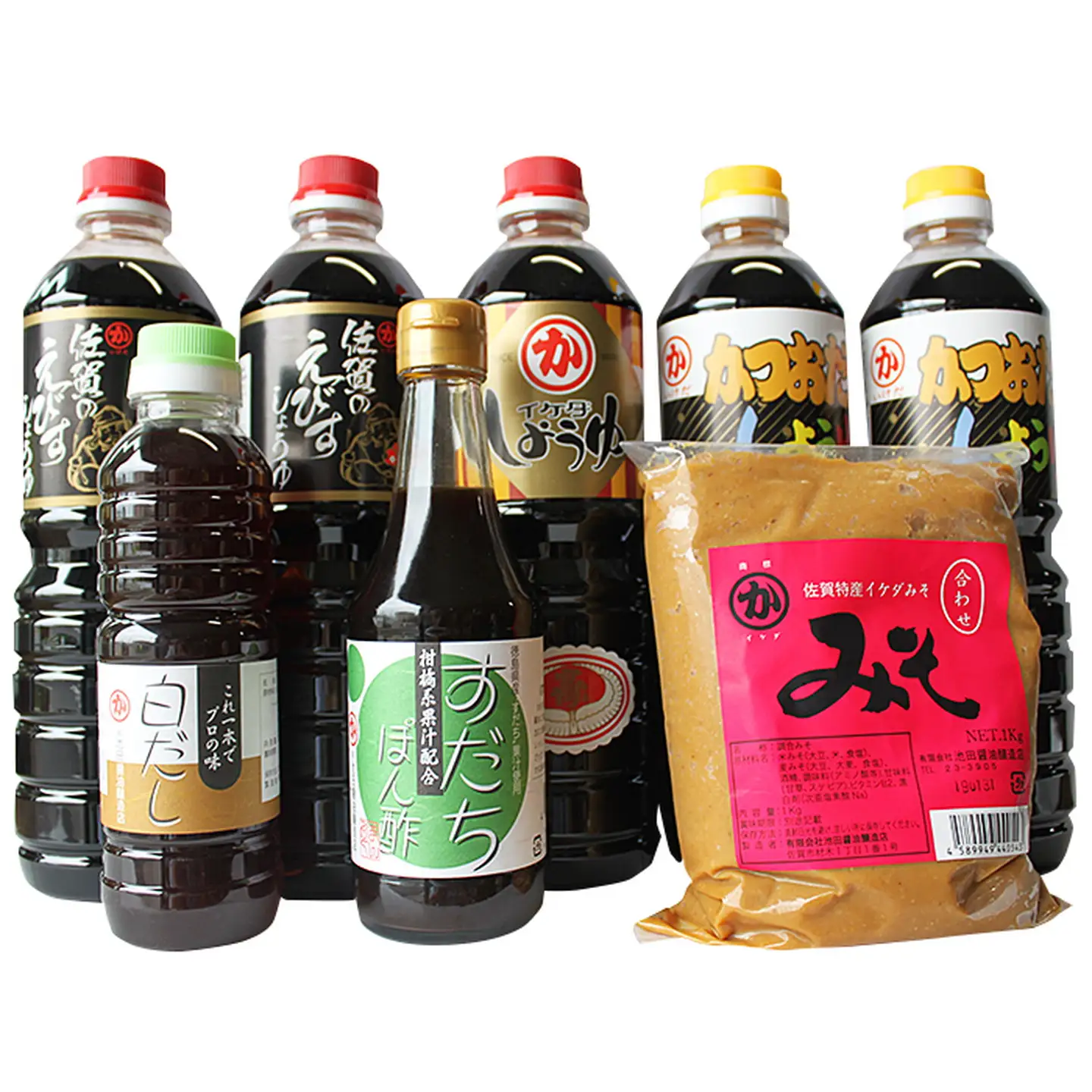 佐賀の美味しい醤油と味噌のセット：B270-004