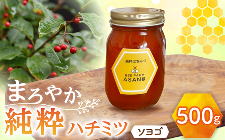 純粋ハチミツ ソヨゴ 500g×1 瑞浪市 / honey shop Bee farm asano 蜂蜜 はちみつ [AZBT011]