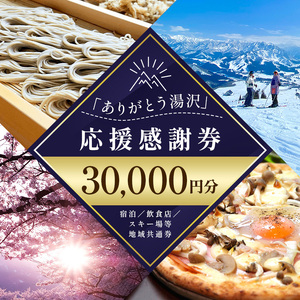 「ありがとう湯沢」応援感謝券【30,000円分】