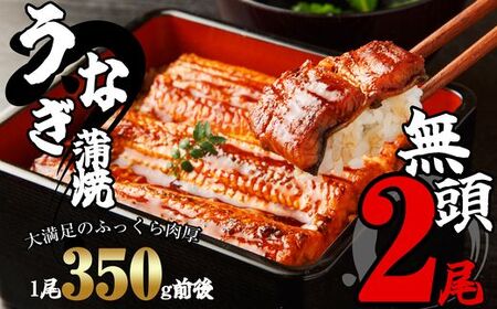 ［無頭］ うなぎ蒲焼 2尾 700g ふっくら ジューシー