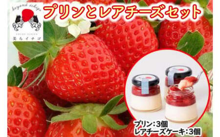 ごろっとイチゴとなめらかプリン&ごろっとイチゴとレアチーズセット (AX002-1)