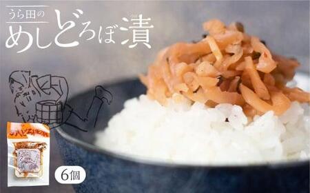 めしどろぼ漬け6袋セット 漬物 漬け物 香の物 副菜 郷土料理 お漬物 ご飯のおとも うら田 KF001