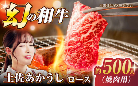 土佐あかうし ロース (焼肉用) 約500g 幻の和牛 【グレイジア株式会社】 [ATAC030]