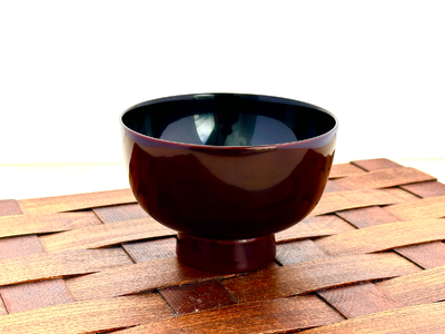 川連漆器 本溜内黒鉄鉢椀 漆器 漆器 【(株)佐藤商事】[B1-5502]