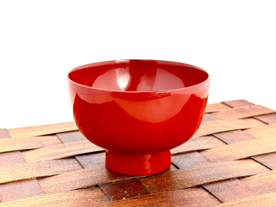 川連漆器 皆朱鉄鉢椀 漆器 漆器 【(株)佐藤商事】[B1-5503]