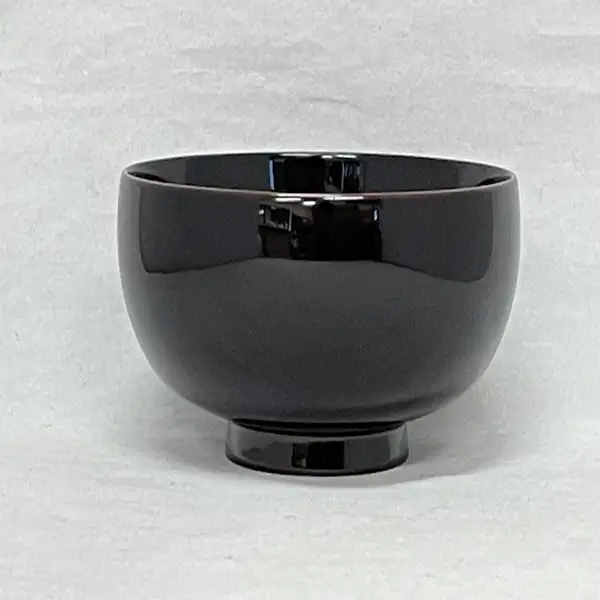 川連漆器 本溜内黒4.4寸椀 漆器 漆器 【(株)佐藤商事】[B5-5501]