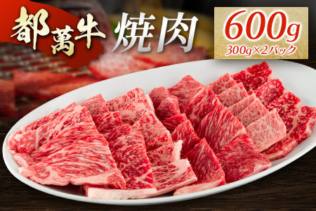 黒毛和牛＜都萬牛＞焼肉 300g×2パック 計600g【C383-2603】