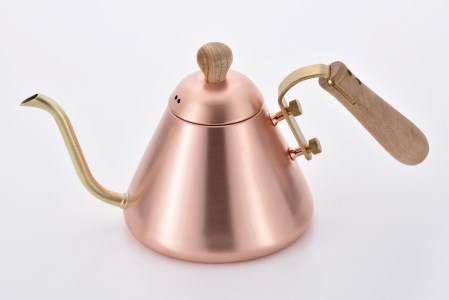 CS-027 千歳 純銅木柄ドリップケトル0.9L 