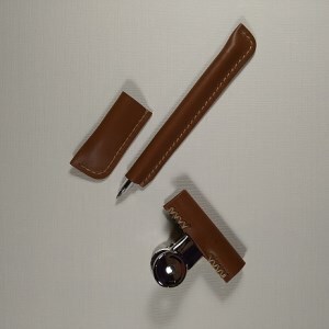 革職人が作るレザーボールペンカバー＆クリップセット【Cafe&Leather Dii】_HA0958