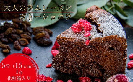 大人のラムレーズン　ガトーショコラ 洋菓子 スイーツ デザート おやつ ギフト 手土産 
