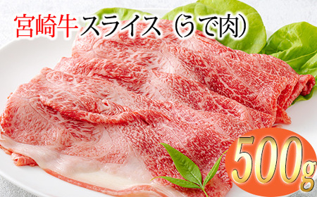 宮崎牛スライス（うで肉）約500g　TF0570-P00012