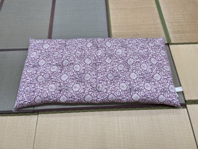 ワタセ工場製造　極上もめん綿入り敷き布団　フラワー柄　1枚　(赤)【CW99W】