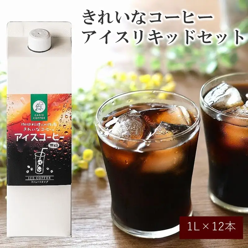 ★特許製法★きれいなコーヒーアイスリキッドセット12本【C8-013】