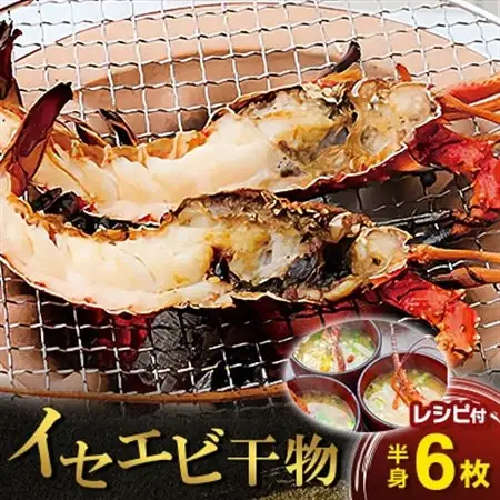イセエビ干物セット(半身×6)　海の直売所 アルファ_魚介・海産物 伊勢海老 エビ いせえび 伊勢エビ  魚介・海産物  干物 _【配送不可地域：離島】【1099389】