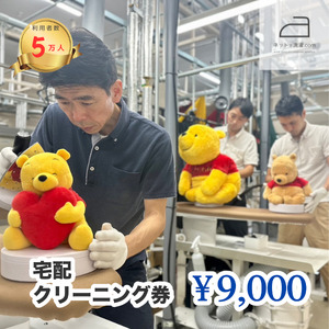 ネットで洗濯 クリーニング 券 9,000円分 166-005 ネット 洗濯  服 帽子 キャップ ダウンジャケット マウンテンパーカー かばん ぬいぐるみ