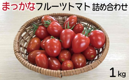 まっかなフルーツトマト詰め合わせ　1kg【完熟トマト 樹上完熟 トマト 野菜 ベジタブル 詰め合わせ セット 完熟 栄養 甘い 美味しい 島根県 安来市】【08-MS-14】
