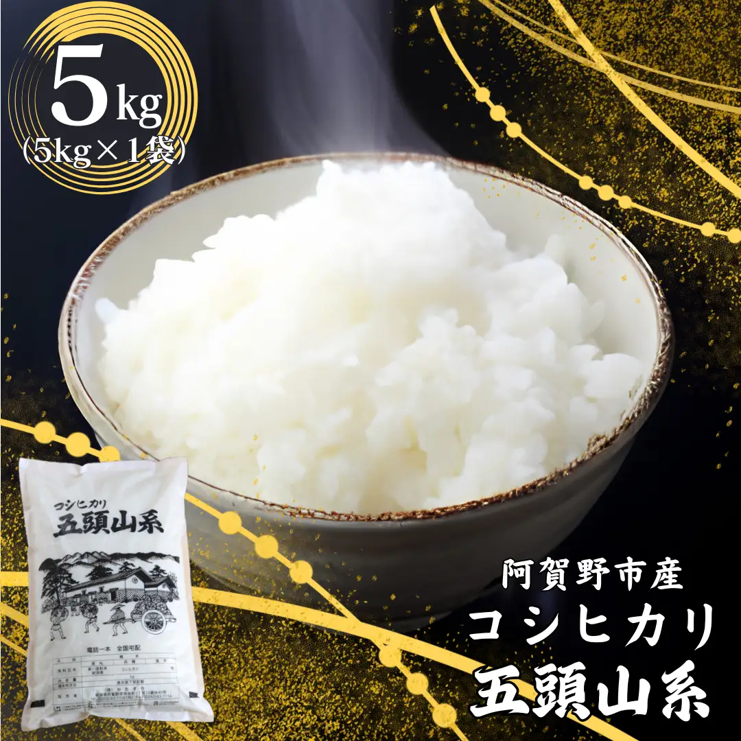 【令和7年産】「米屋のこだわり阿賀野市産」コシヒカリ5kg 新潟県 米 こめ コメ 白米 精米 1E01018