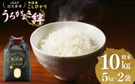 魚沼産コシヒカリ 精米10kg うちがまき絆 | 新潟県 魚沼 令和7年
