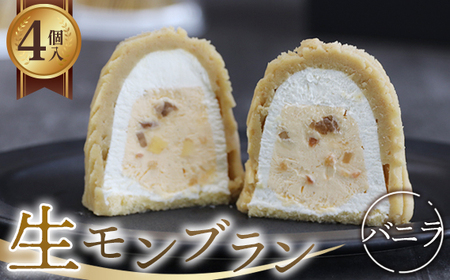 生モンブランバニラ　4個入　1箱 グルテンフリー [No.487]