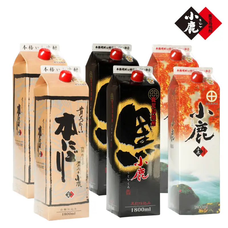 1810 小鹿パック飲み比べ6本セット（1800ml×6本） KN013-013-02 酒 焼酎