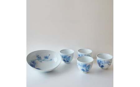 有田焼 華山窯（胡蝶蘭中鉢・いっぷく碗４個セット） 東洋セラミックス 30000円 3万円 A30-683