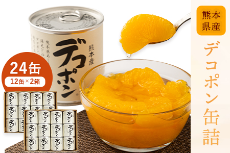 デコポン缶詰 24缶入り 果物 フルーツ 缶詰 デコポン