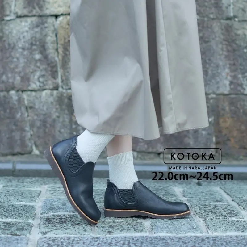 KOTOKA（婦人靴）古都ラインKTO-5012 BLK ファッション シューズ レディース 本革靴  BN004 23.5cm