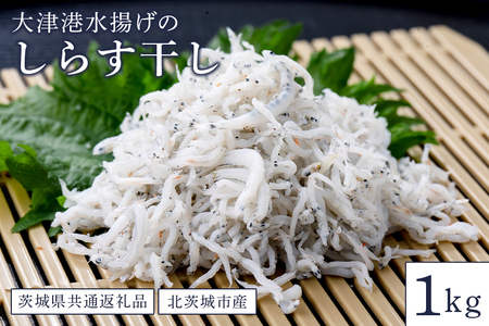 大津港水揚げのしらす干し １kg（茨城県共通返礼品・北茨城市産） HD-003