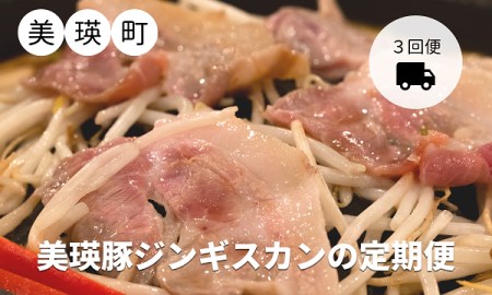 ジンギスカン 美瑛豚の定期便(３回便) KOERU| ジンギスカン  [048-14]