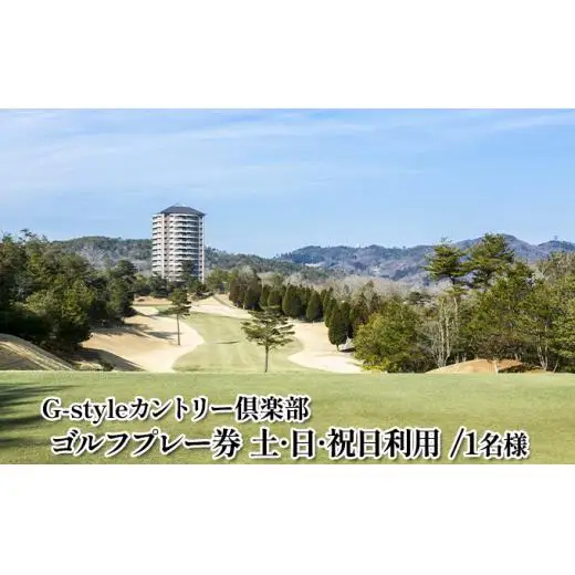ゴルフプレー1名無料招待券（土・日・祝日利用）【G-styleカントリー倶楽部】 ポイント 