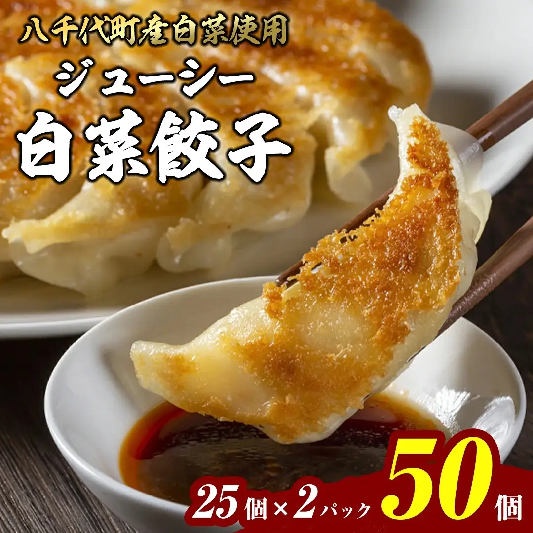 餃子 ジューシー白菜餃子50個 総重量1250g! 冷凍
