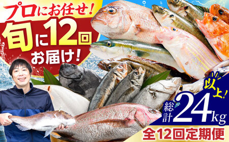【定期便】全12回(毎月発送)【加福鮮魚】「若狭小浜港産地直送」旬の天然鮮魚お任せセット！ 小浜市 / 加福鮮魚【配送不可地域：北海道、北東北（秋田、青森、岩手）、九州、沖縄、離島】 [BFBC017] 