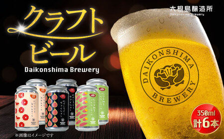ビール 飲み比べが楽しい！松江特産品クラフトビール 350ml×6本セット 島根県松江市/合同会社大根島研究所[ALBJ001] ビール ビール