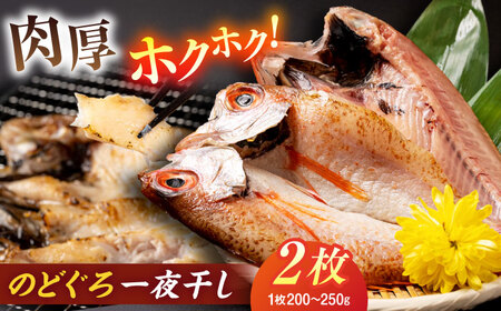 干物 ホクホク！肉厚！恵曇開きノドグロ一夜干しセット（200g?250g）×2尾 島根県松江市/有限会社丸三商店 [ALCP001] 干物 干物