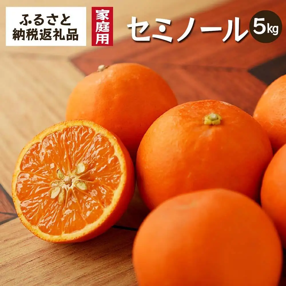 セミノール（みかん）5kg家庭用｜和歌山県海南市下津町で育てた高級オレンジを産地直送でお届け【2027年4月発送開始】
