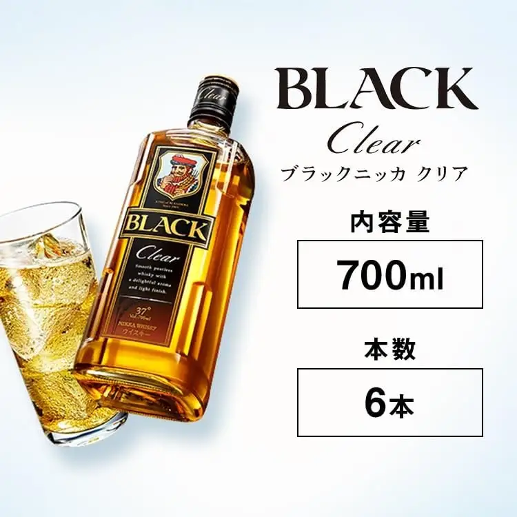 ウイスキー ブラックニッカ クリア 700ml×6本