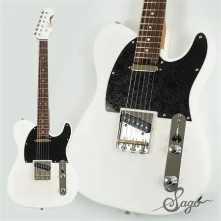 【国産エレキギター】Sago Classic Style T flower PG【1299609】