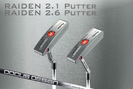 RAIDEN 2.1(クランク)／2.6(スラント) PUTTER カーボンシャフト装着モデル ゴルフ DOCUS クラブ パター ※離島への配送不可  golf ごるふ ゴルフ用品 スポーツ用品 スポーツ _CZ63