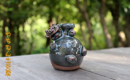 久米島『やちむん土炎房』シーサー一輪挿し