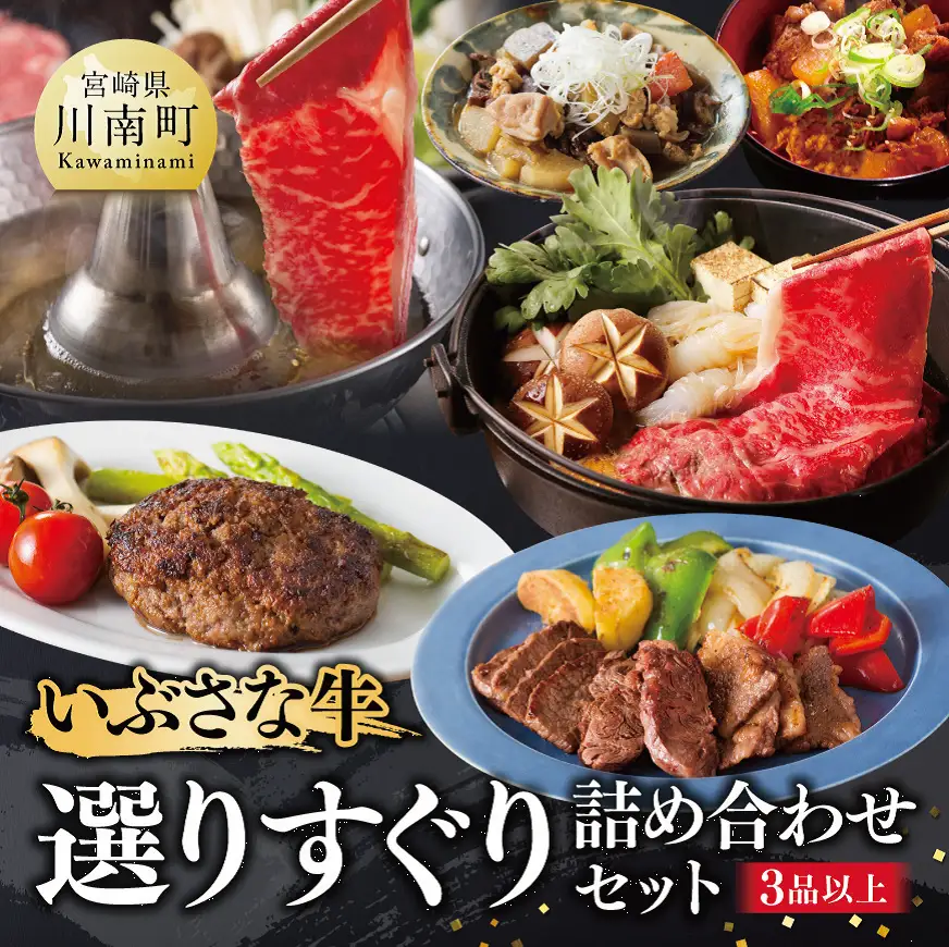 いぶさな牛 選りすぐり 詰め合わせセット 【 肉 国産牛肉 精肉 いぶさな牛 国産 九州産 宮崎県産 牛肉 】