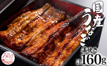 うなぎ 蒲焼 うなぎ[国産 2尾 160g ぶどう山椒付]