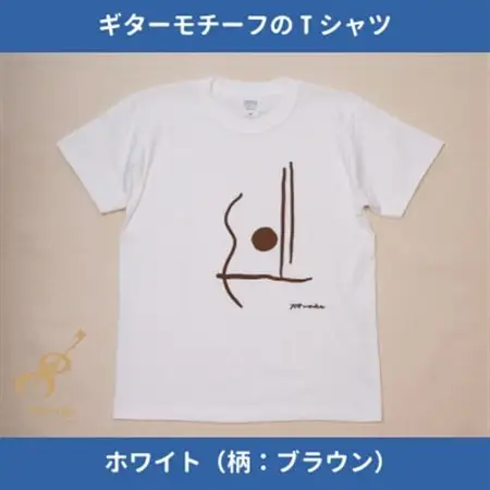 ギターストラップ専門店708worksオリジナルTシャツ/ヘビーオンス【ホワイトBR:XSサイズ】【1329732】