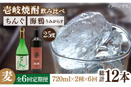 【全6回定期便】海鴉25度とちんぐ25度のセット [JDB187] 96000 96000円