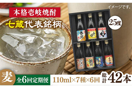 【全6回定期便】壱岐紀行 25度 七蔵セット [JDB202] 66000 66000円